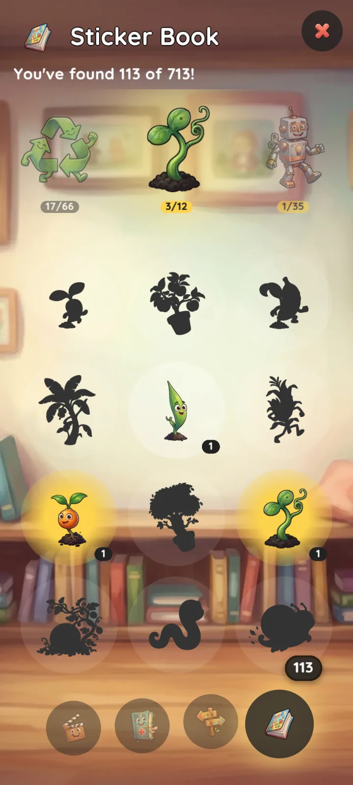 A sticker book that remembers
